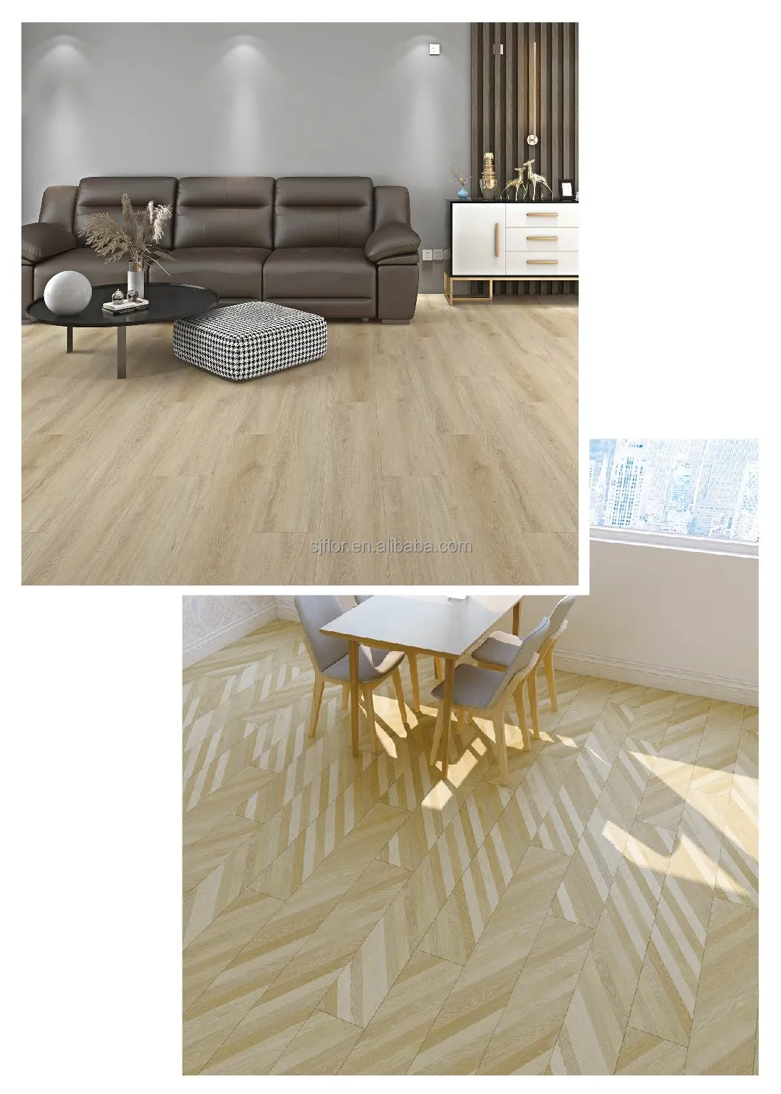 RVT Tile Rigid Vinyl Residential Commercial Waterproof PVC Indoor ...