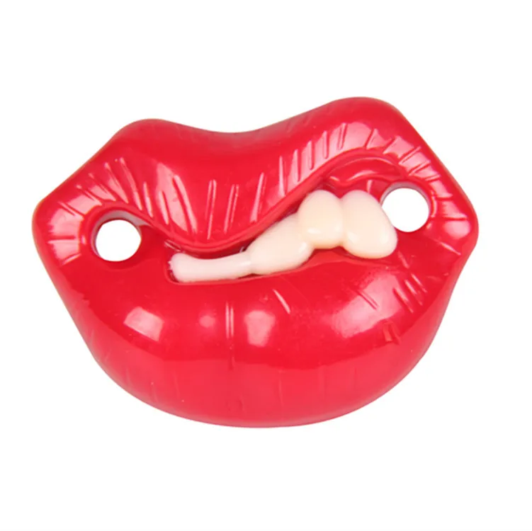 Новорожденные силиконовые губы соска милая детская соска Забавная детская соска