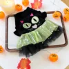 Robe chat verte