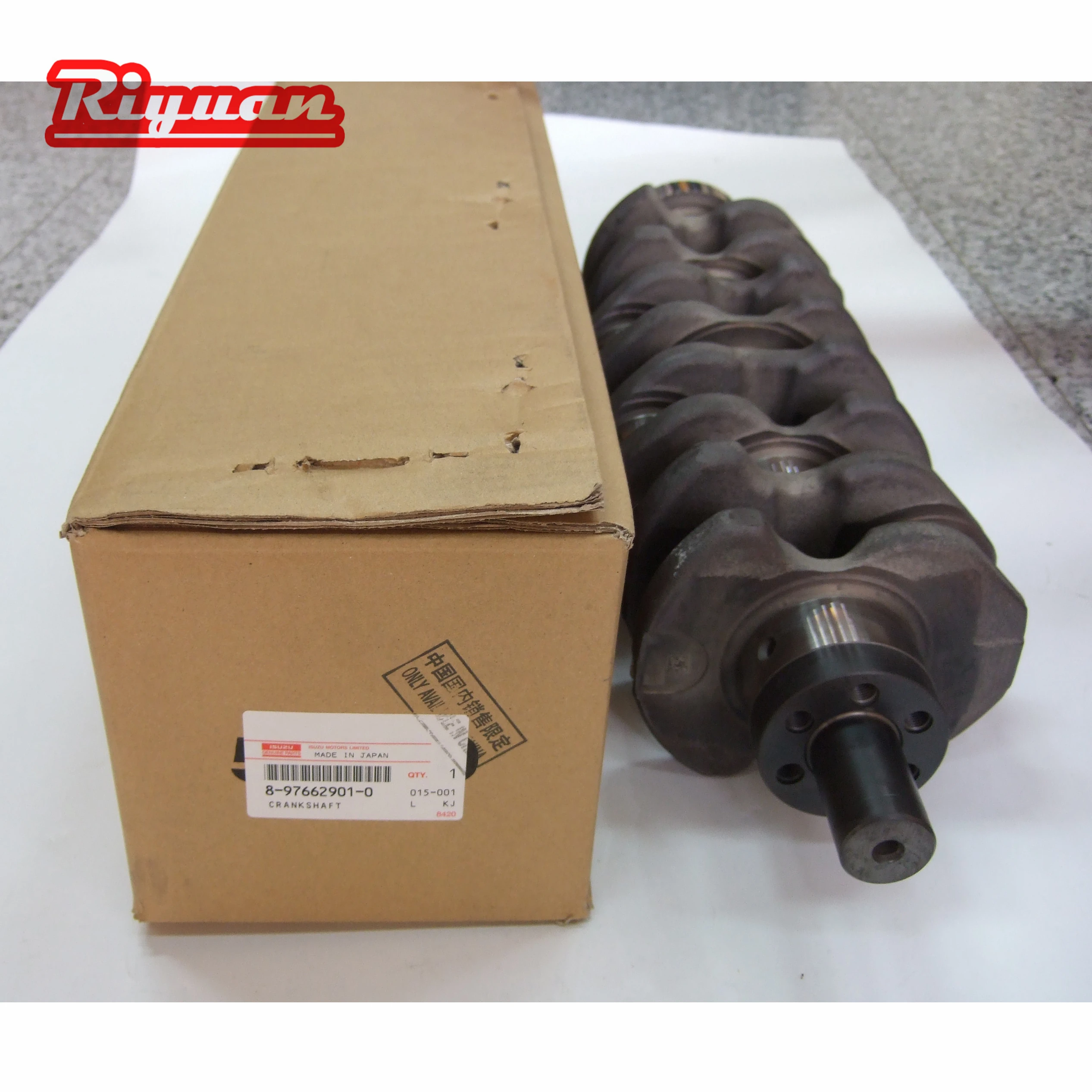 Genuine Isuzu Crankshaft 8-97662901-0 for 4JJ1 Engines