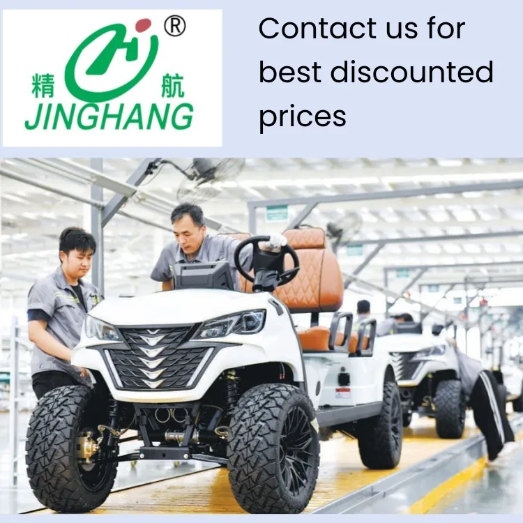 Seater Electric Golf Cart with 4x4 Drive and off Road Tyres