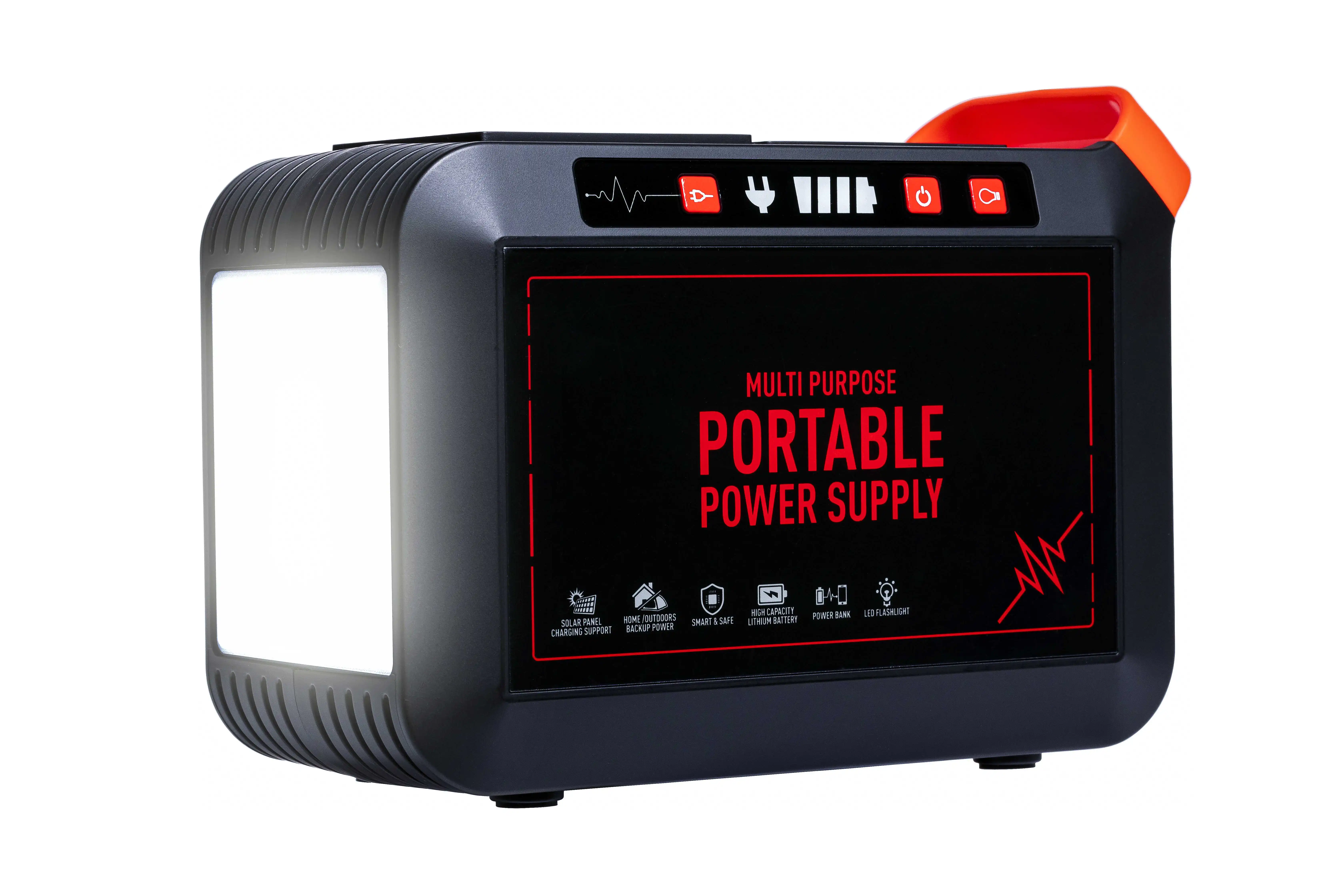 Резервная портативная электростанция на борту самолета мощностью 80 Вт, США/Япония, хранение электропитания для дома/экстренного использования/кемпинга