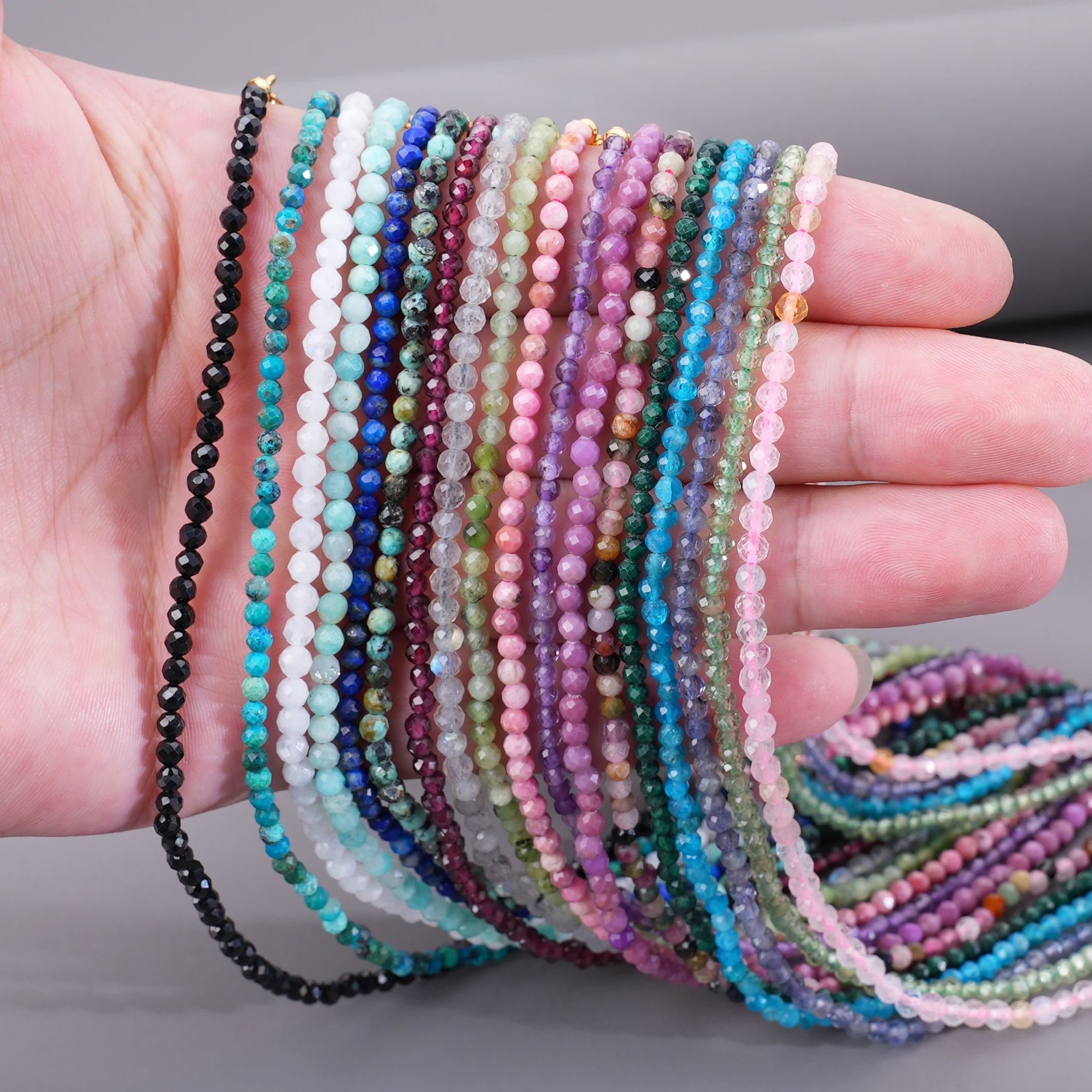 Collana Choker Vintage Con Cristallo Arcobaleno E Gemme Multicolore – Gioiello Moda Regalo Per Donna - 2