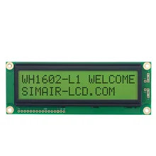WINSTAR 16x2 LCD Display Module,6800 Interface,ST7066U,for Industrial,WH1602L1-YYH-JT#