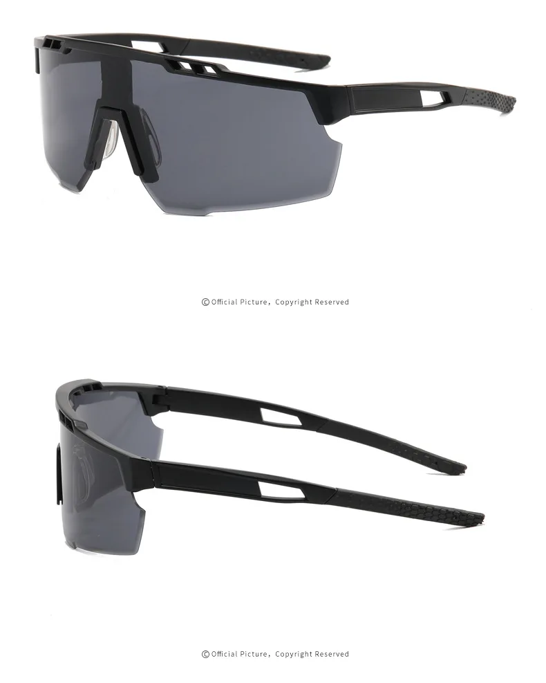 Made-in-China Men's Cycling Sunglasses Rimless Custom Logo UV400