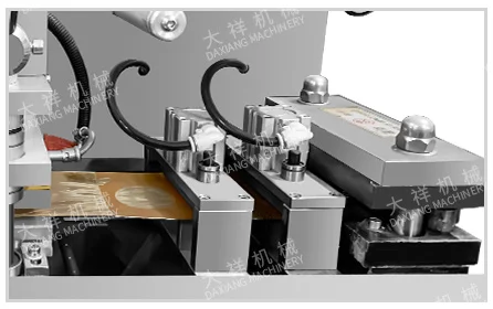 DPP-115 Factory Custom Automatic Feeding Small Liquid Butter Honey Tomato Sauce Blister Packing Machine details