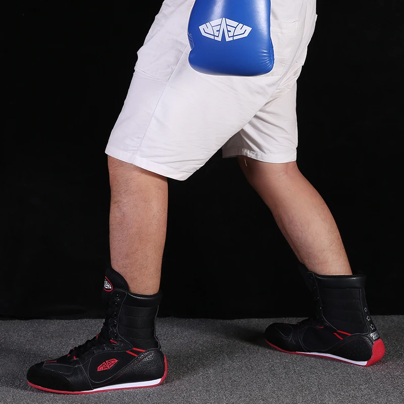 2021 New Model Custom Design High-Top Boxing Shoes for Men