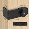 4-Inch black+double section hinge
