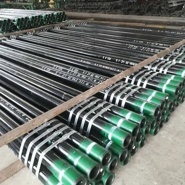 API API 5L 5CT J55 K55 N80 L80 P110 Casing Tube  ISO Standard Seamless Steel Tubes Oil Water Well Pipe Well Casing for Oil Field