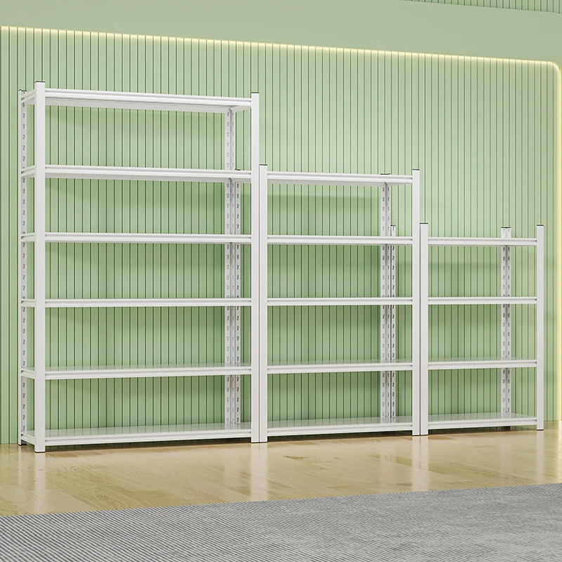 Steel Storage Shelves with Adjustable Multi-Tier Design for Warehouse