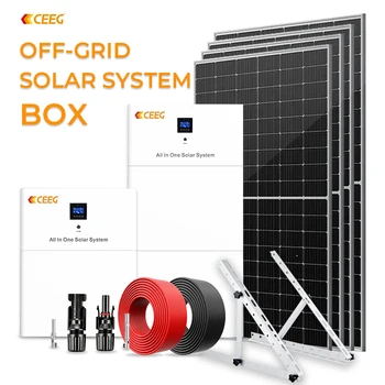 CEEG energy 10kw solar power system Hybrid Power Inverter Solar Energy System 10kw Hybrid Solar System