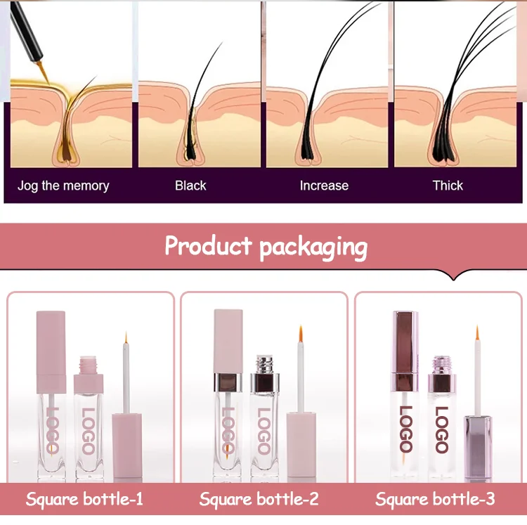 Natural Oil Free Eyelash Serum For Eyelashes And Eyebrows Lash Serum