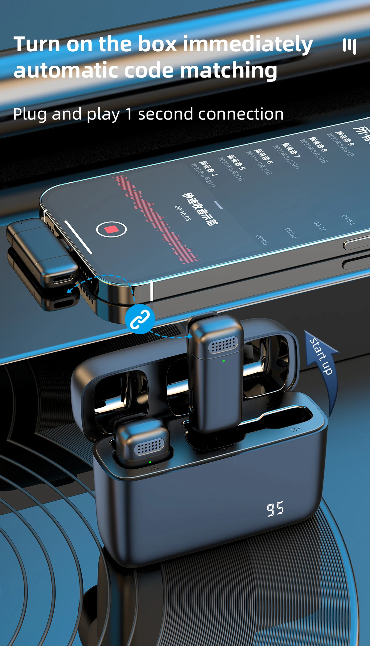 K13 Manufacturers Wholesale Professional Wireless Lavalier Microphone New Hot Selling Multi-function High Value Advantage Supply