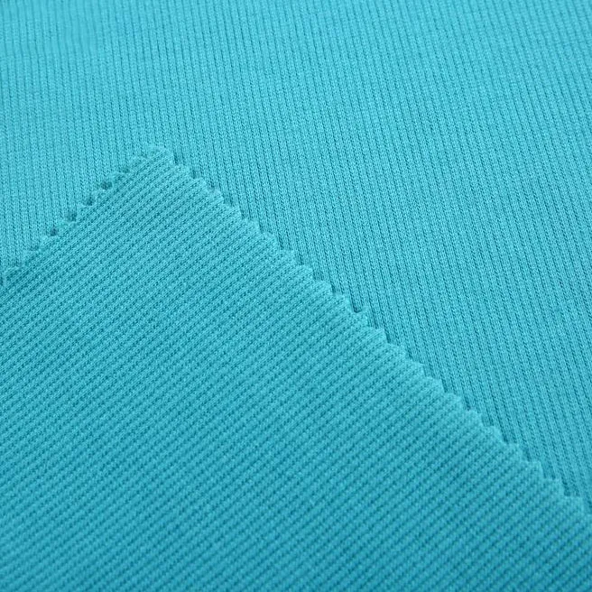 2x2 трикотажные ребра 35% хлопок 60% полиэстер % 5 спандекс ребра ткань для подола и манжеты