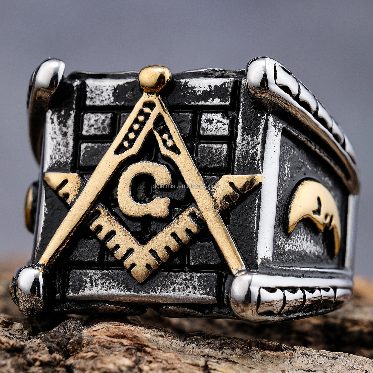 gold ring custom made masonic rings