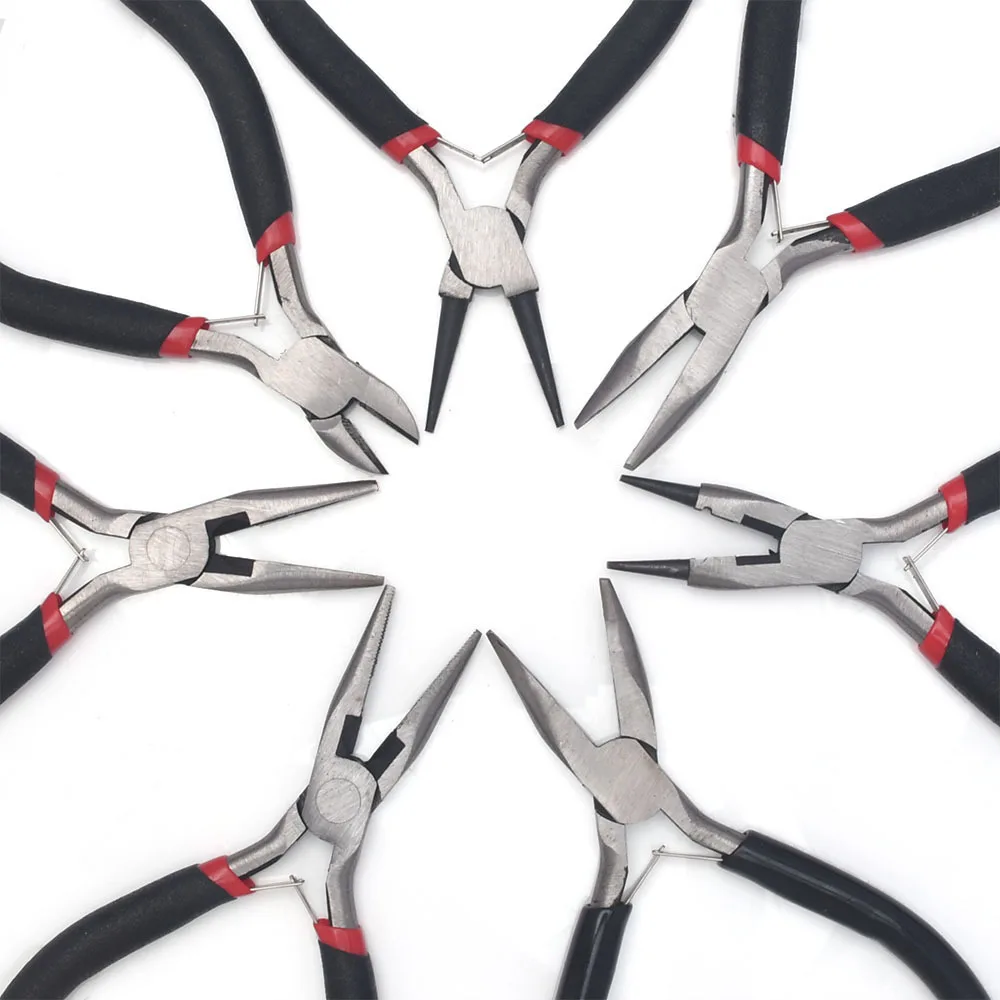 Jewelry Pliers Set with Needle Nose Round Wire Cutters for Crafts Repair Making-for Fingers