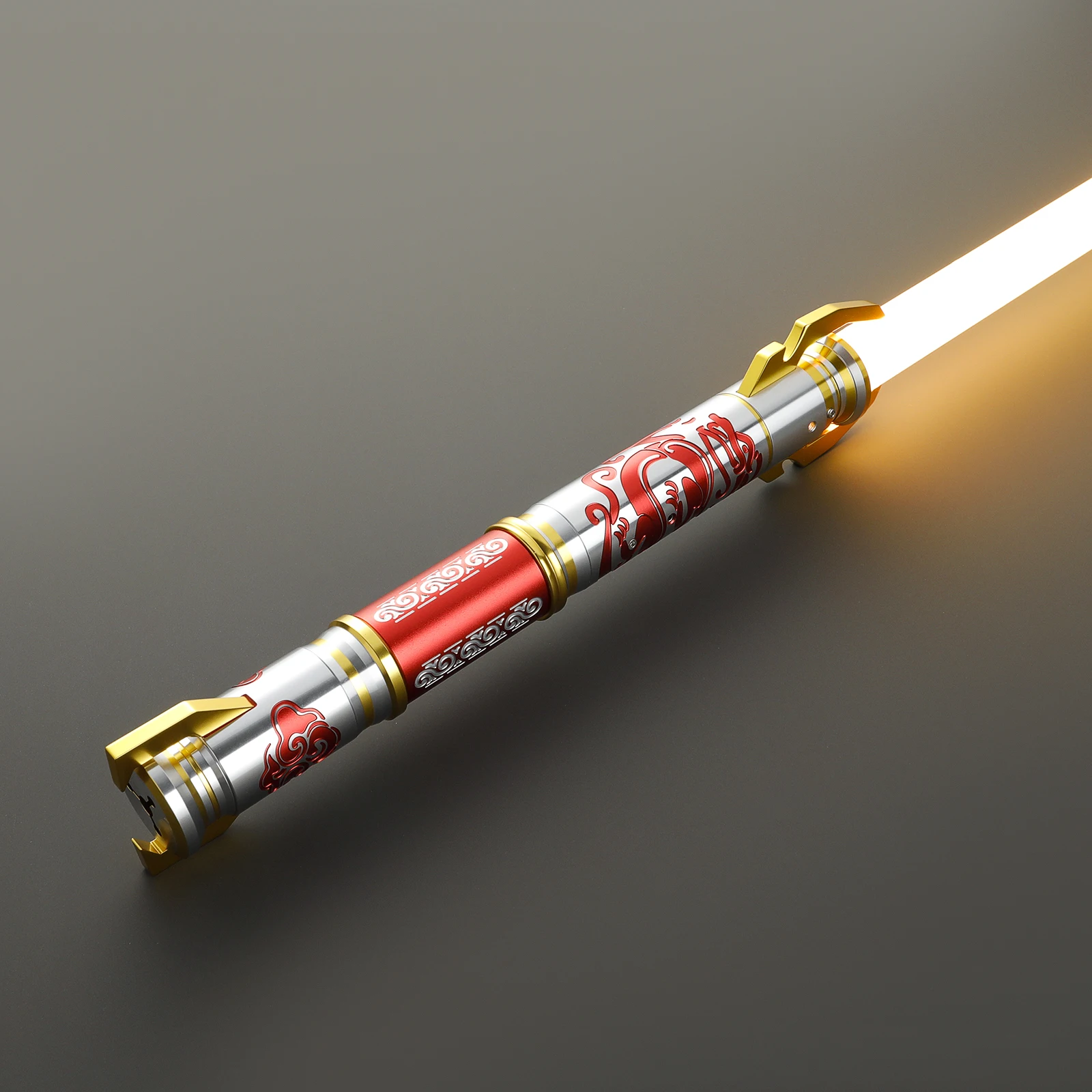 LGT Own Custom Design Inspired by Chinese New Year Red Resistant Laser Sword RGB Xenopixel Proffie Both Available a Real Sword