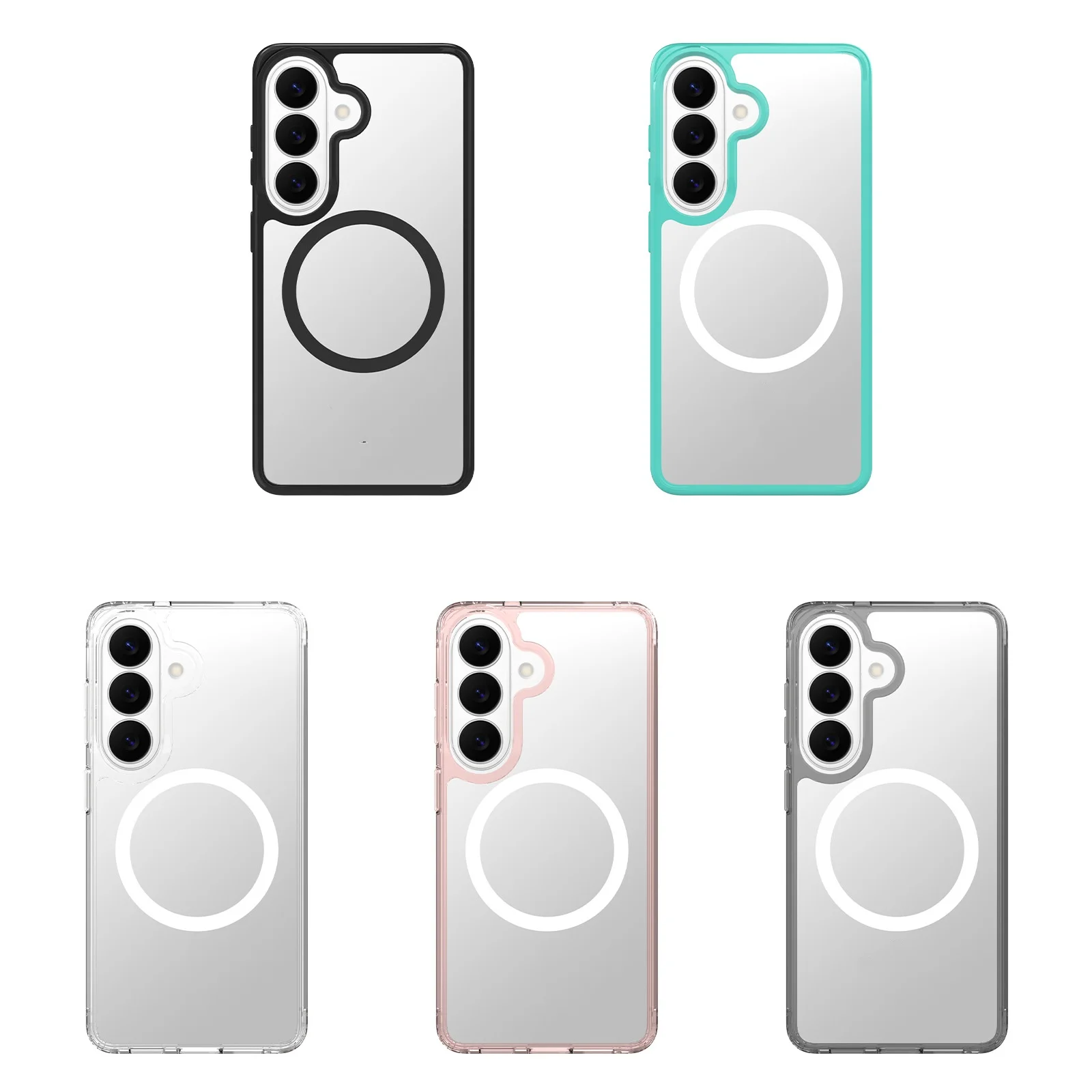 product laudtec customize anti fall hard magnetic waterproof tpupc phone cover for for s26 edge protective phone case clear shockproof-8