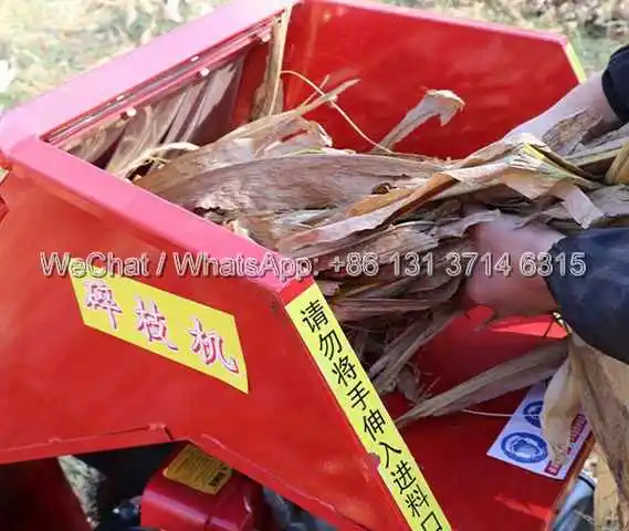 Factory Directly Tree Cutting Machine Branch Crusher Tree Branch Chipper Branch Waste Chipper
