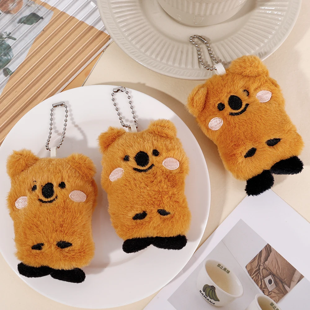 Custom Gift Kawaii Plush Keychain Backpack Pendant Korean Koala Fur ...