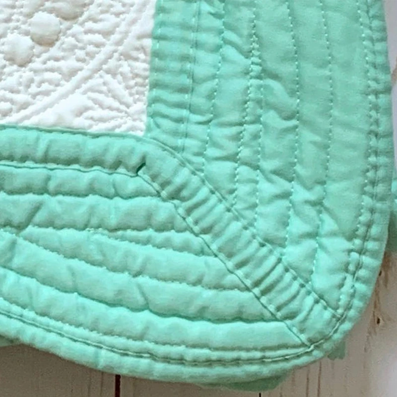 Baby Quilt Wholesale High Quality Cotton Personalized White With Pink