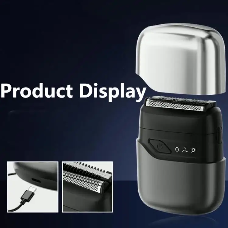 Mini Portable Electric Shaver with IPX7 Waterproof and 350mAh Battery for 60 Min Working Time