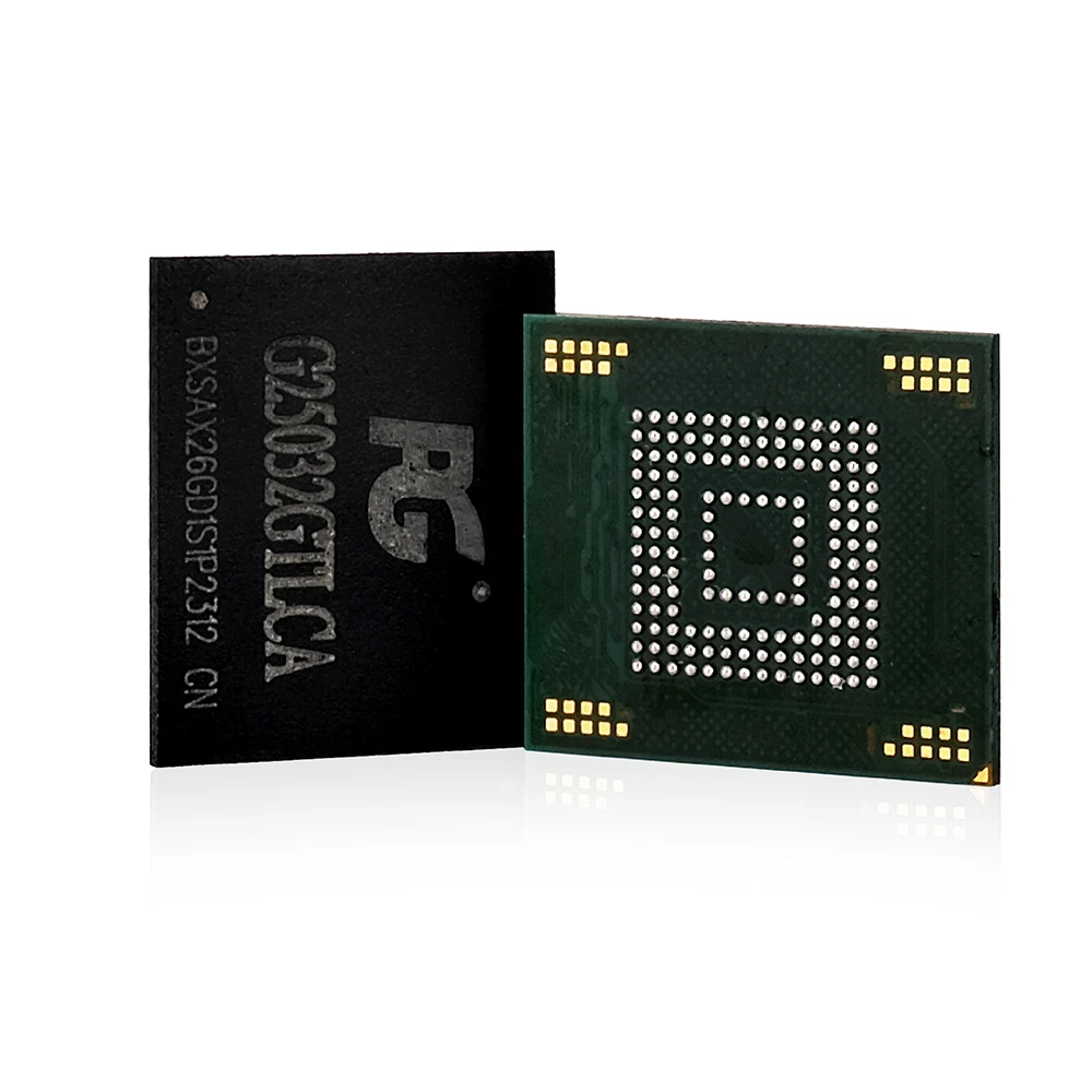 EMMC Memory IC Flash Memory Chip with High Read Speed 330MB/s High Write Speed 240MB/s and Compact 11.5x13x0.8mm Dimensions