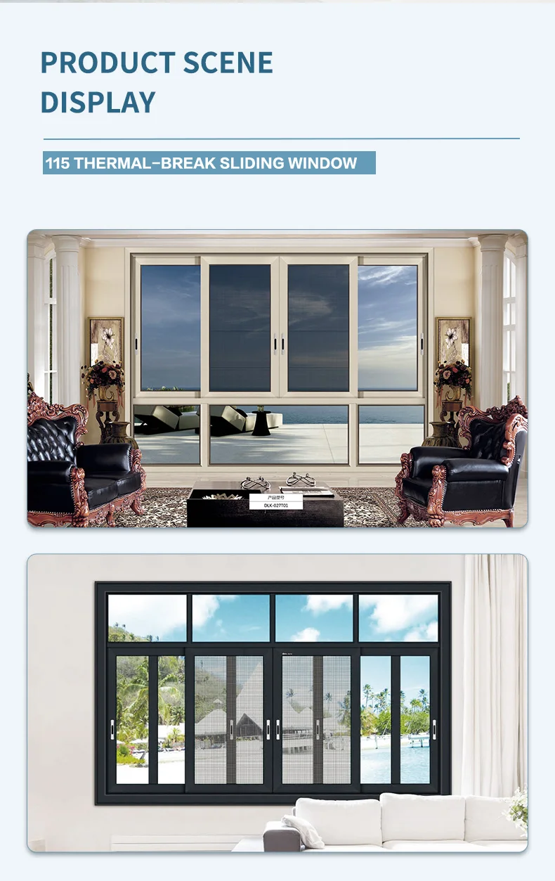 Sliding Windows House Windows Cheap Factory Price Soundproof Double