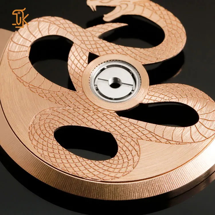 Saiyan Design Snake Shape Uhren Movement Rotor Watch Automatic