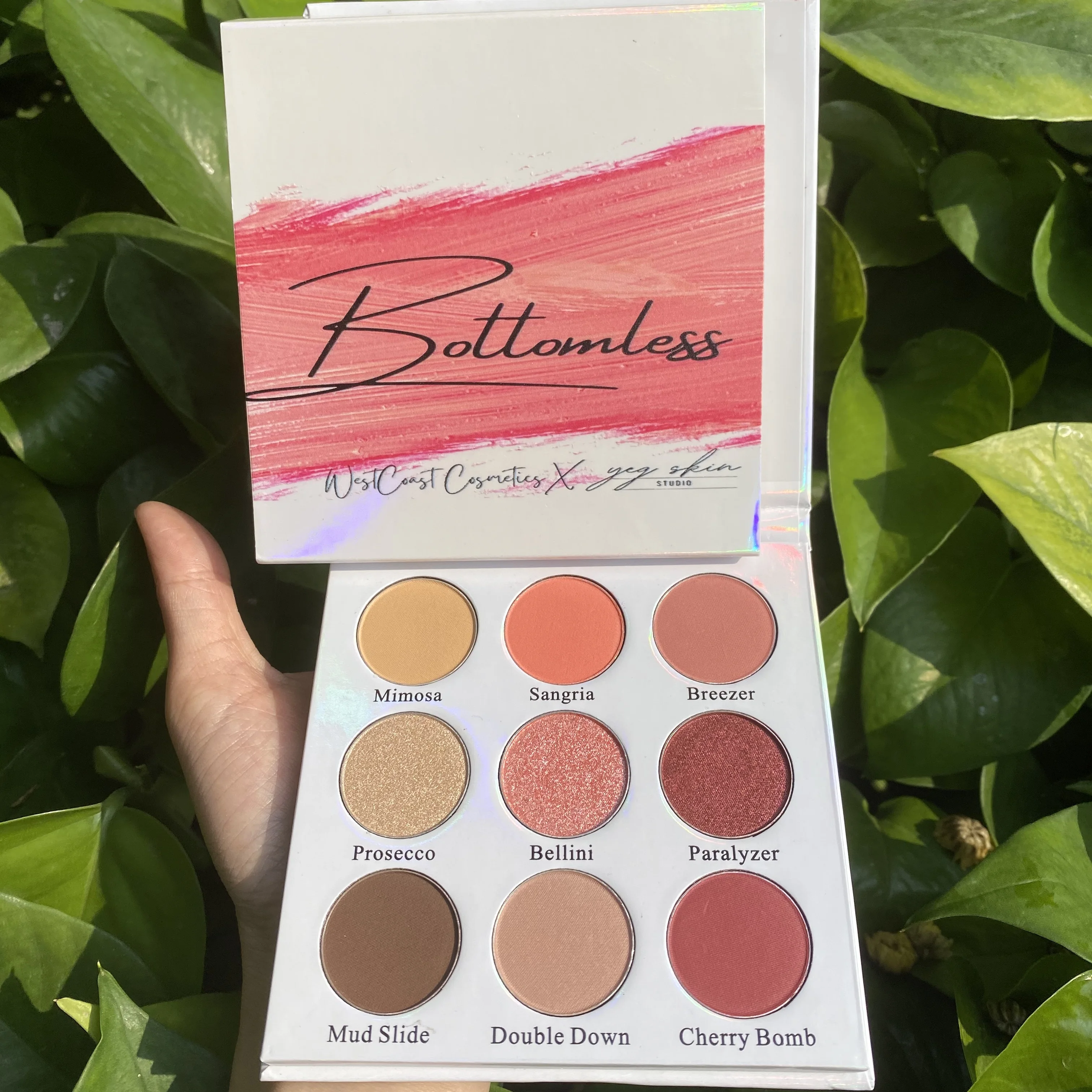 Custom Empty Makeup Cardboard Eyeshadow Palette Wholesale Pick Your Own Colors Eyeshadow Private