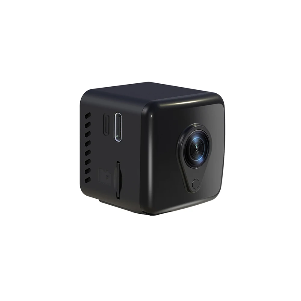 Mini Home Security Camera with Wi-Fi, Night Vision & Motion Detection