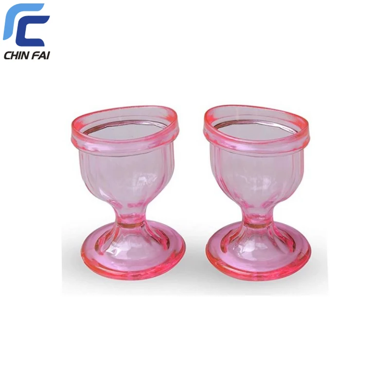 Чашки для мытья глаз розового цвета эффективного очищения глаз-ободки в форме глаза плотное