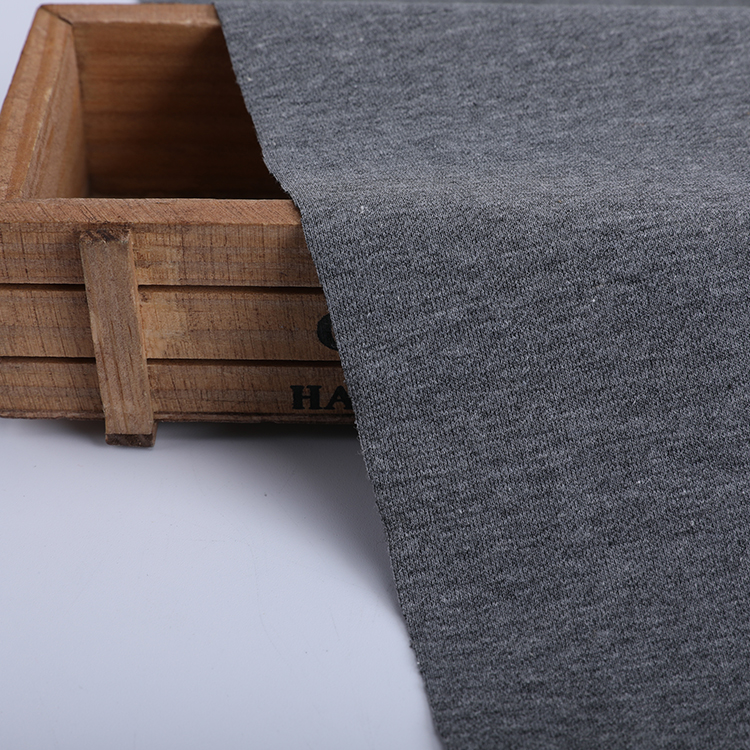 W004-5Cheap оптовая продажа чесаный хлопок Терри Вязать полиэстер спандекс свитер ткани