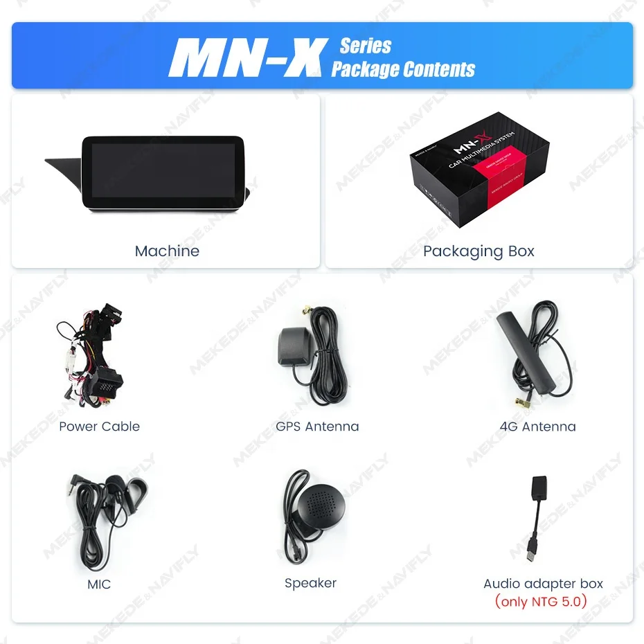 Navifly 12.5'' Android 11 Car Radio for Mercedes Benz E Class