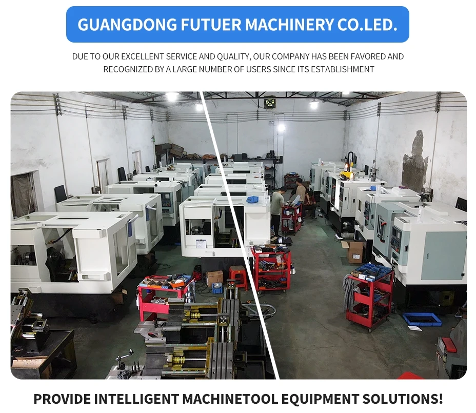 CNC Lathe Machine Heavy Duty Slant Bed with Enclosed Guard Tool Turret Servo Motor and Hydraulic Chuck for Steel Parts manufacture