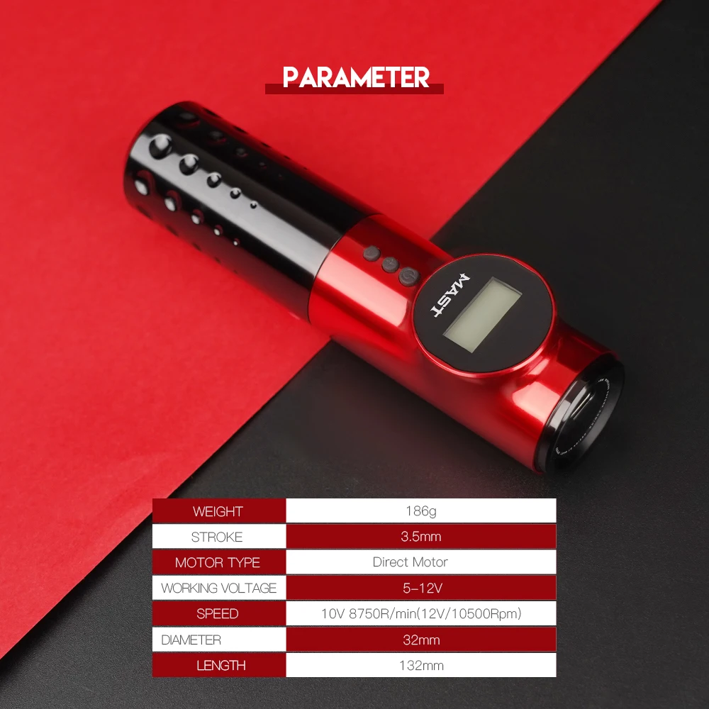 ドラゴンホークマストアーチャー3.5MM/4.2MMストロークタトゥーガン