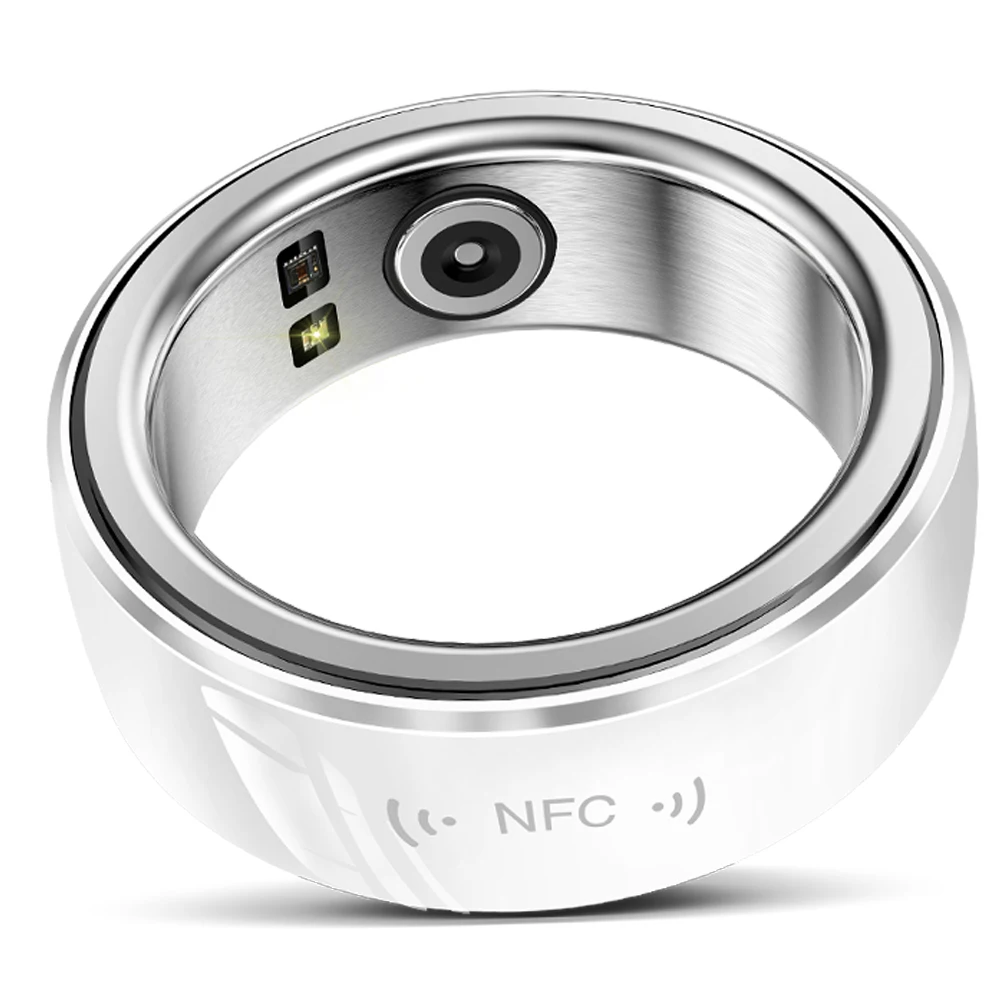 NFC Smart Rings R2 App Control Fitness Tracker and  Blood Oxygen Heart Rate Measuring Health Smart Ring for Men Women