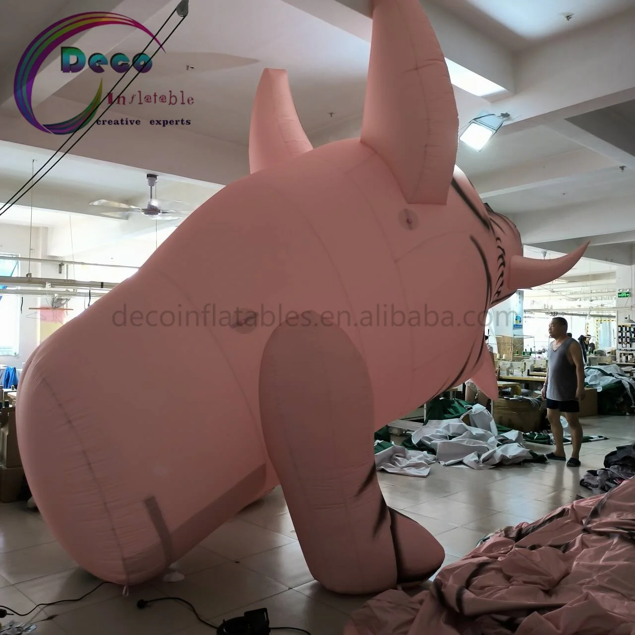 Newest pink Giant Inflatable Pig for Advertising Promotion