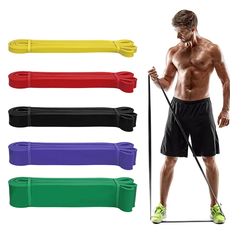 Pull up Fitness Shadow Boxing Exercise Neon Long Latex Resistance