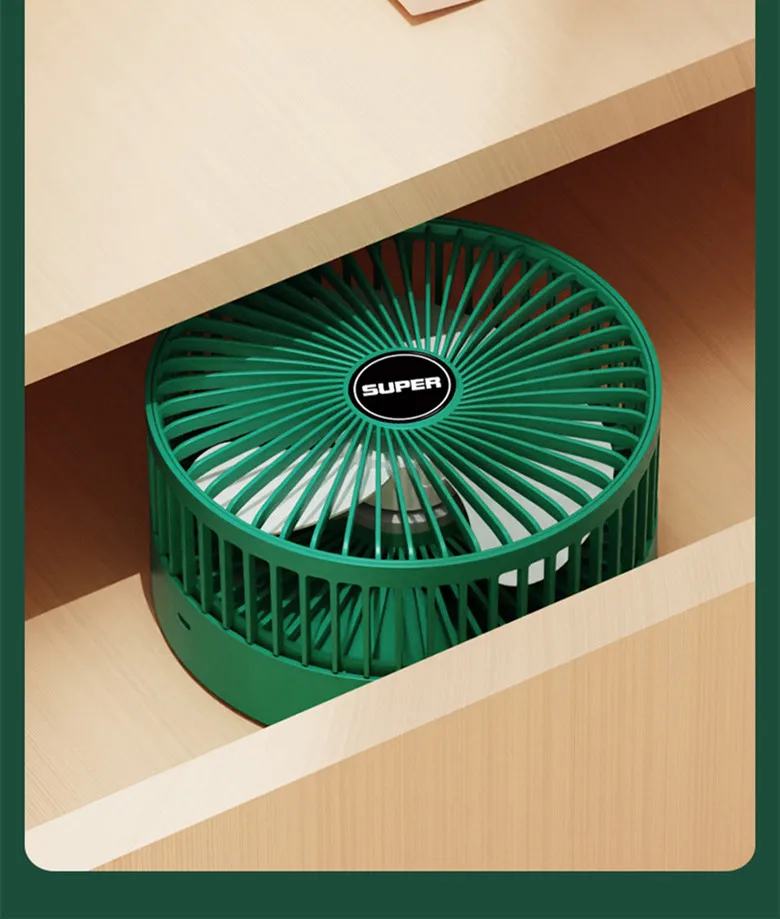 Portable Usb Telescopic Folding Fan Collapsible Rechargeable Floor Fan