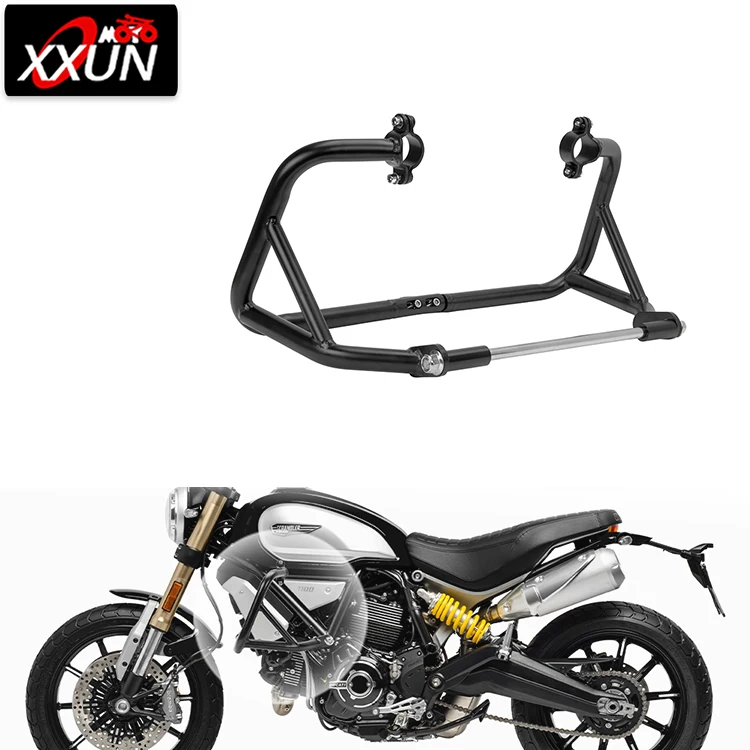 Motorcycle Highway Engine Guard Crash Bar Frame Falling Protection Bumper Sliders for Ducati Scrambler 800 DS Full Throttle Icon Sixty2 Accessories Parts 2015 2016 2017 2018 2019 2020 