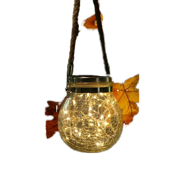 Waterproof Solar LED Light String Creative Mason Jar Garden Decorative Lighting IP65 Rated for Indoor & Outdoor Use