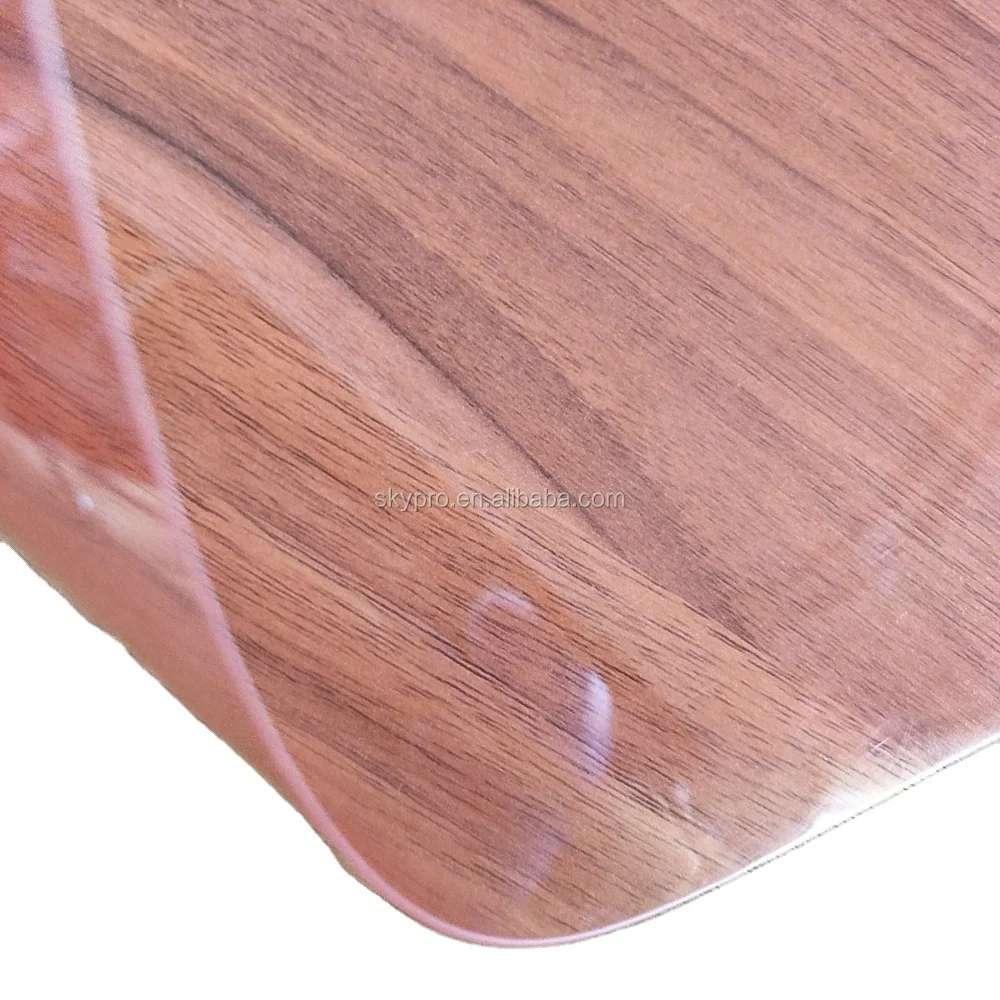 Flexible PVC Transparent Plastic Sheets 0.2-2mm Thickness Double Film for Flooring & Decoration Smooth Colorful