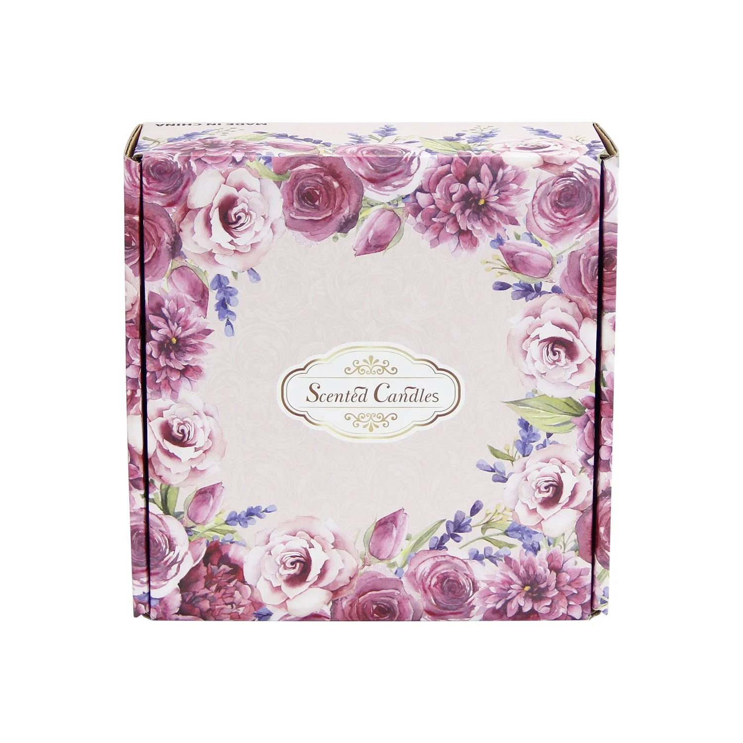 Custom Print Small Round Tin Boxes Luxury Soy Wax Metal Tin Candle Container