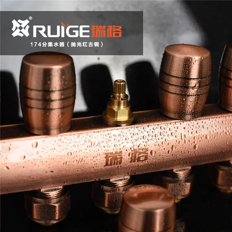 brass water manifold block