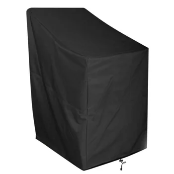 Waterproof Patio Chair Cover Outdoor Garden Furniture Stackable Lounge Seat Dust-proof Protection Cover Chair Storage Bags