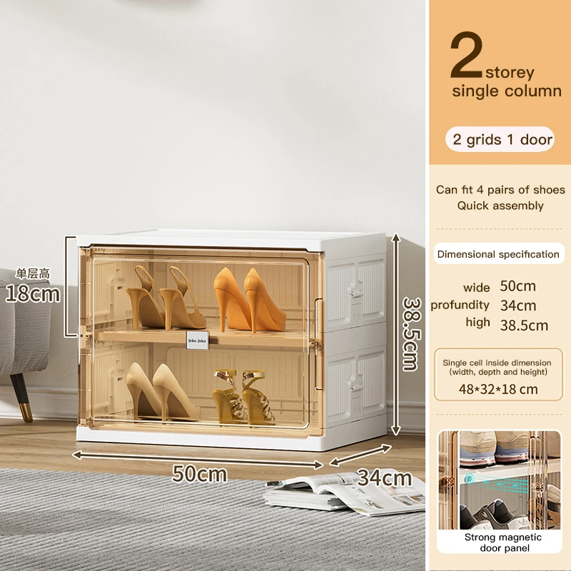 Wholesale Custom Transparent Integrated Shoe Cabinet