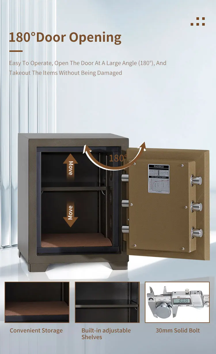 CEQSAFE China 2 Hours Resistant Safe Box Security Deposit Fireproof Safe supplier