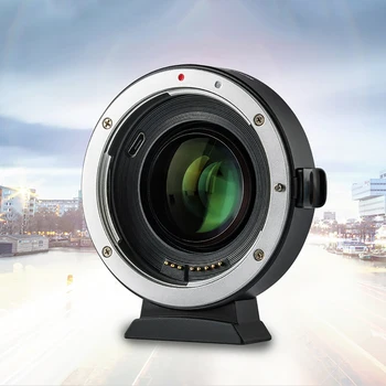 VILTROX EF-EOSM II Lens Adapter 0.71x Speed Booster for Canon EF Lens to EOS EF-M Mirrorless Camera M50 AF Auto Focal Adapter detail image