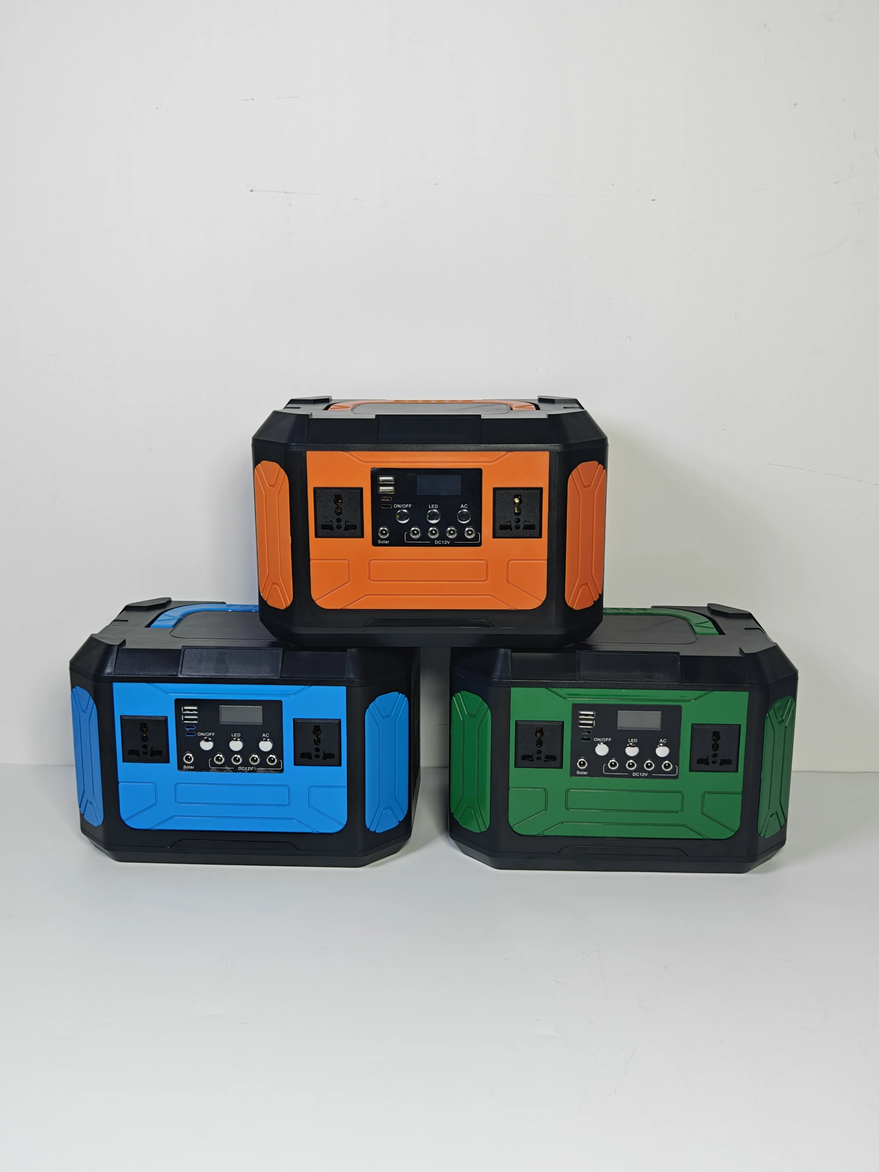 Portable 1000W MPPT Pure Sine Wave Solar Generator Power Station LiFePO4 Battery Outdoor Camping Caravan Tailgating LED Lighting